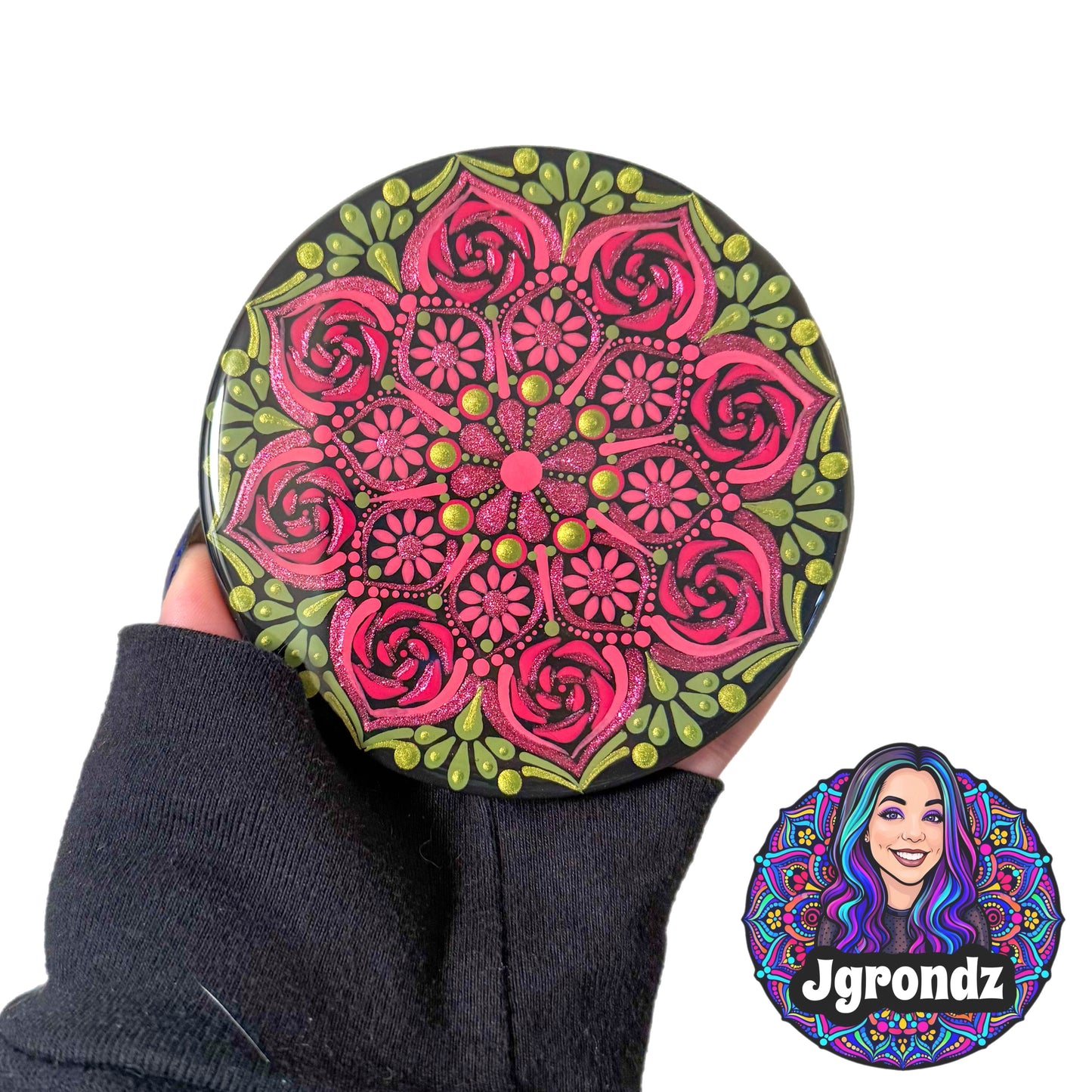 Rose Mandala Coaster