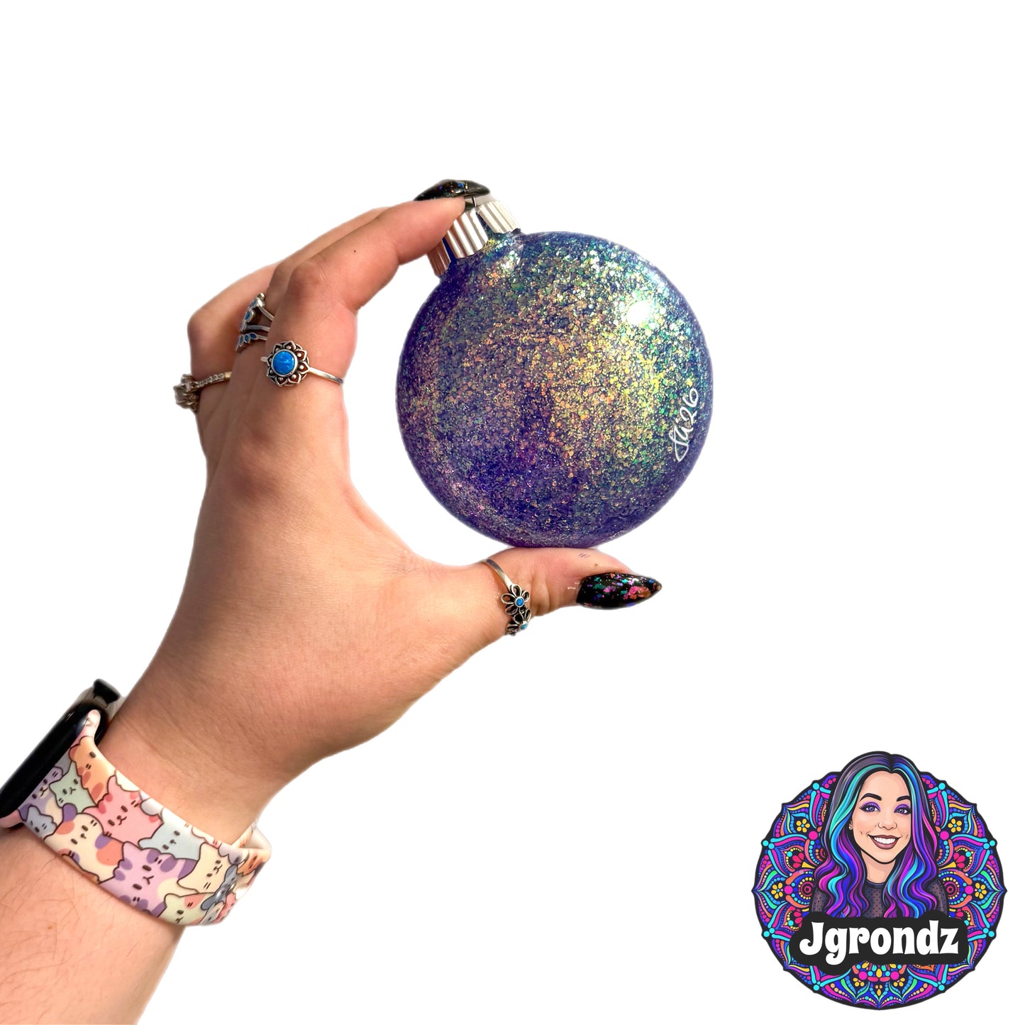 3” Snowflake Mandala Ornament
