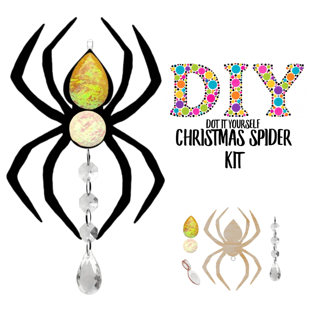 DIY Christmas Spider Kit