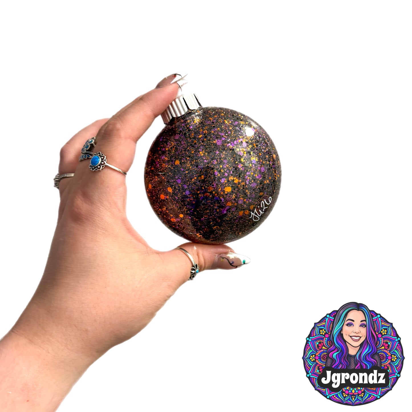 3” Halloween Mandala Ornament