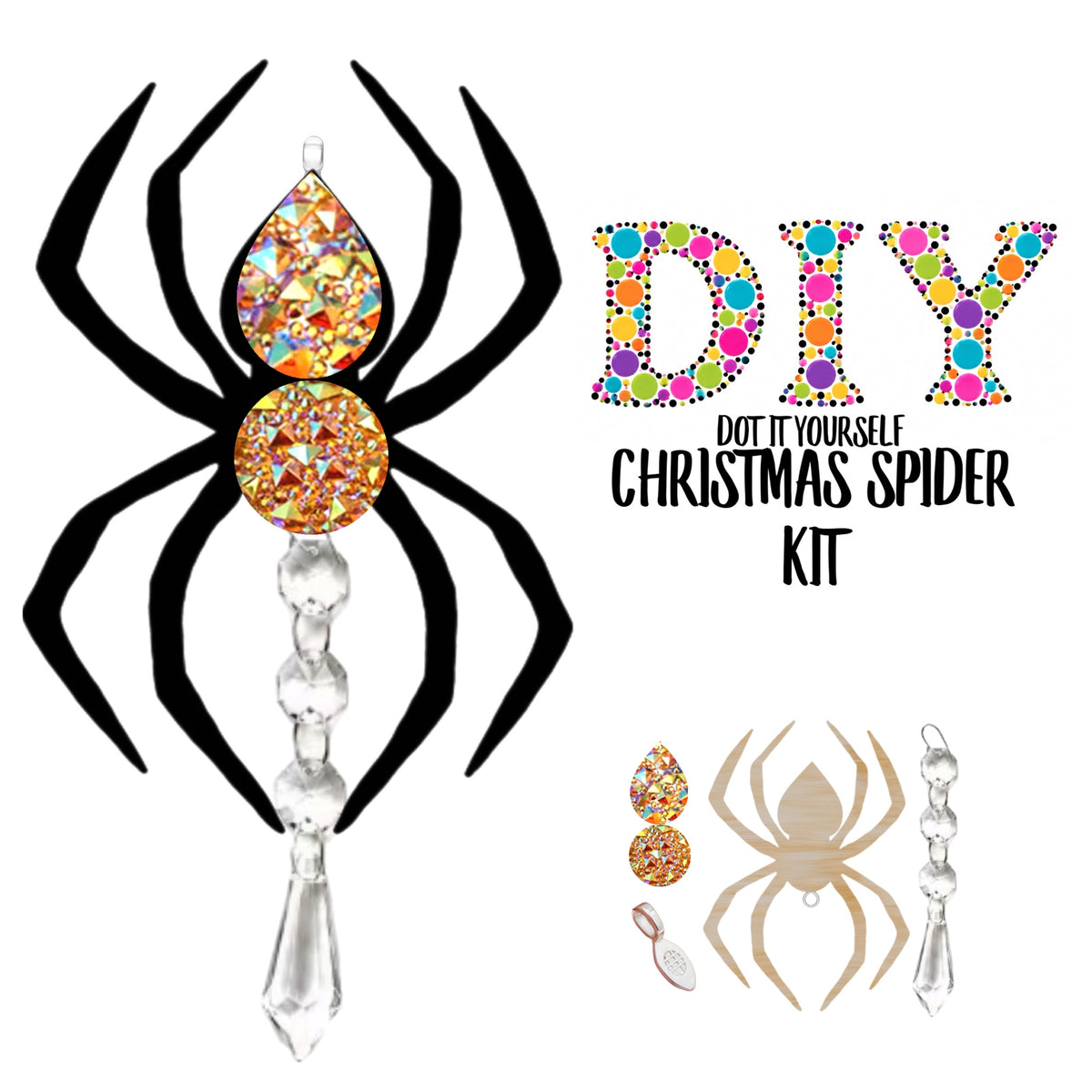 DIY Christmas Spider Kit