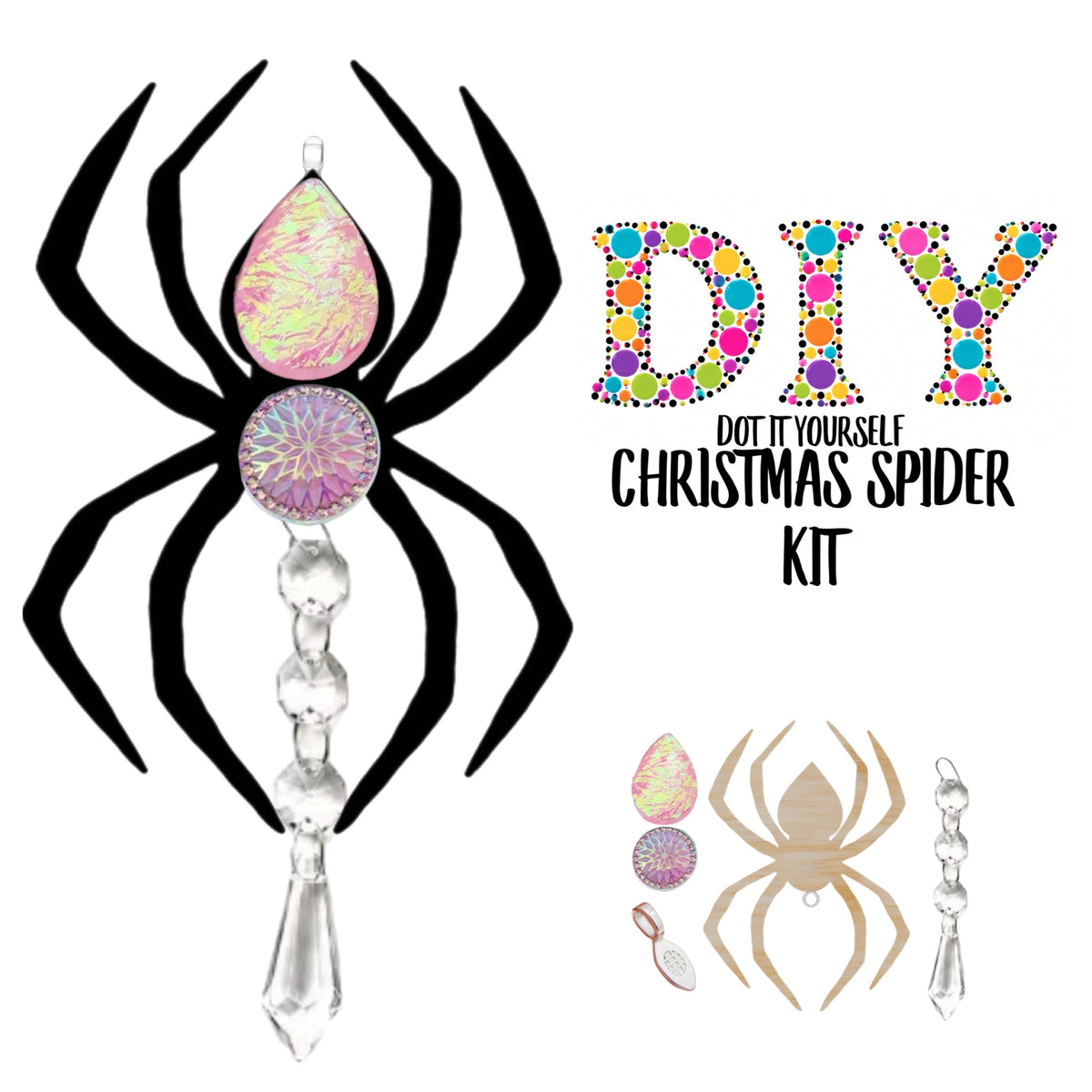 DIY Christmas Spider Kit