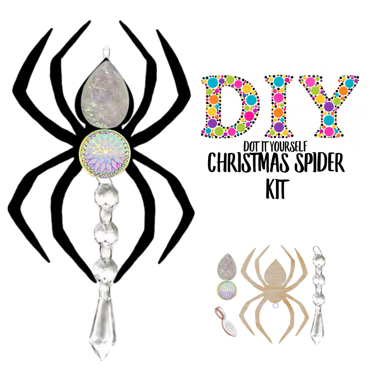 DIY Christmas Spider Kit
