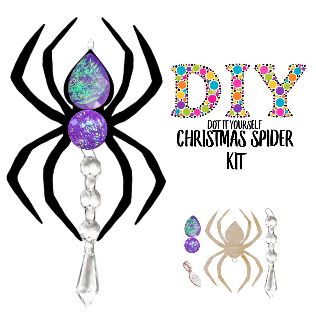 DIY Christmas Spider Kit