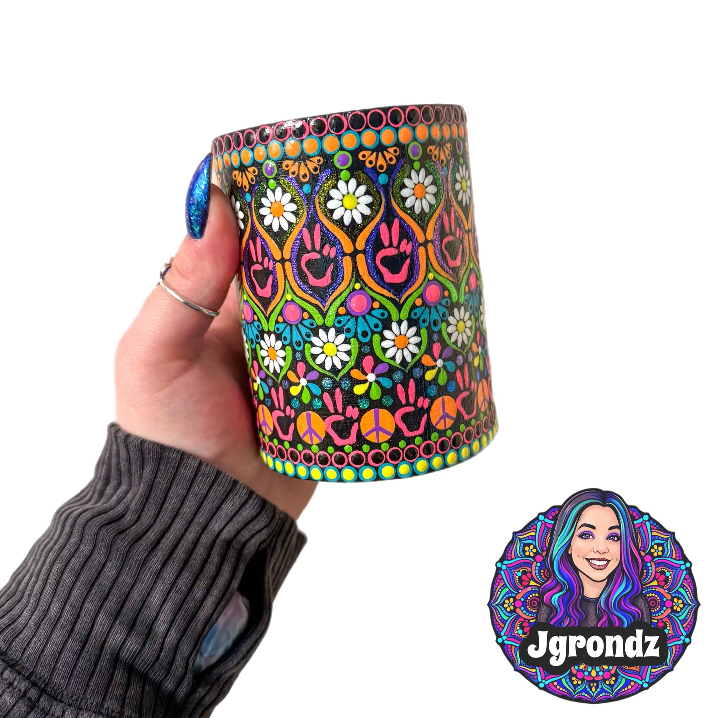 Mandala Pen Cup