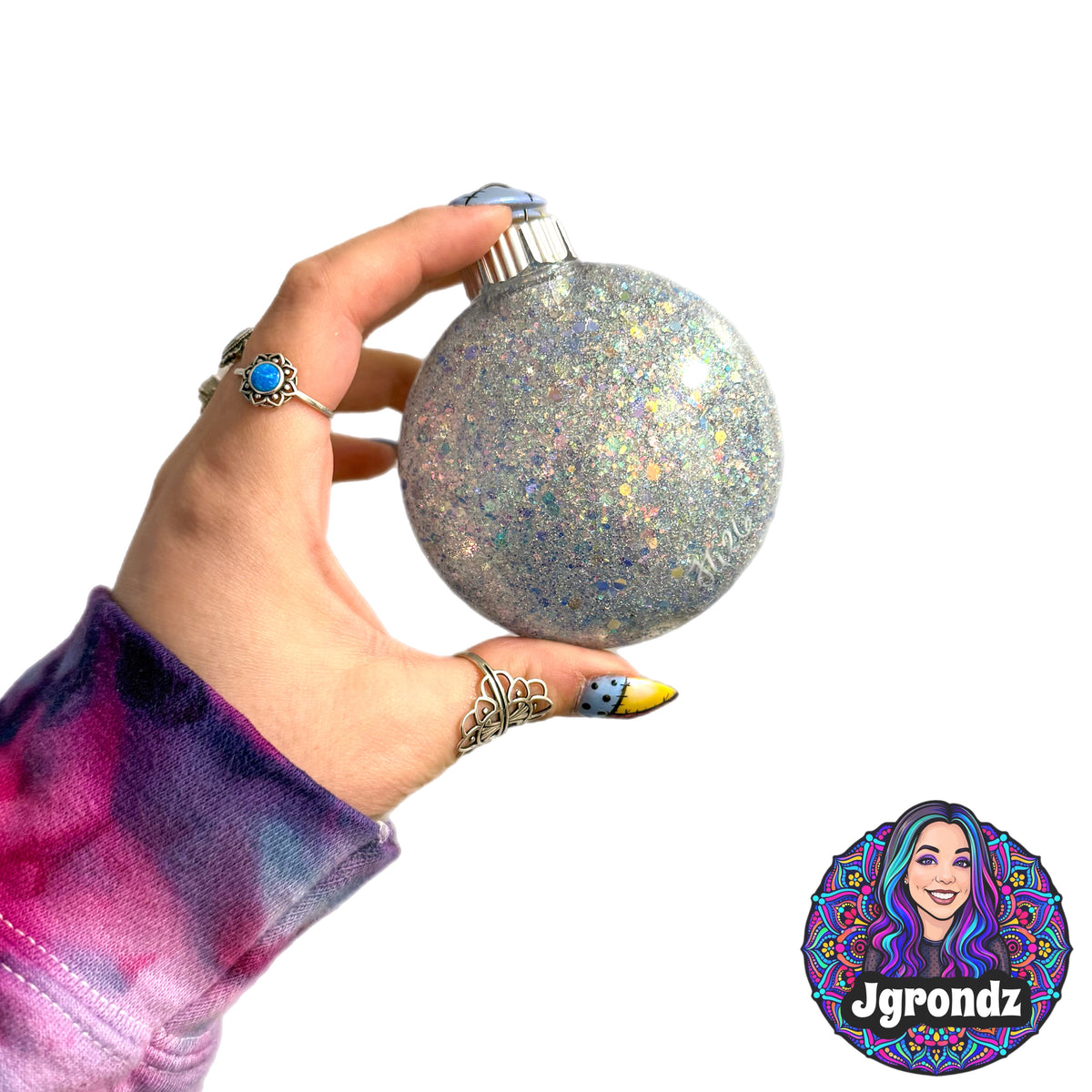 3” Melting Snowman Mandala Ornament