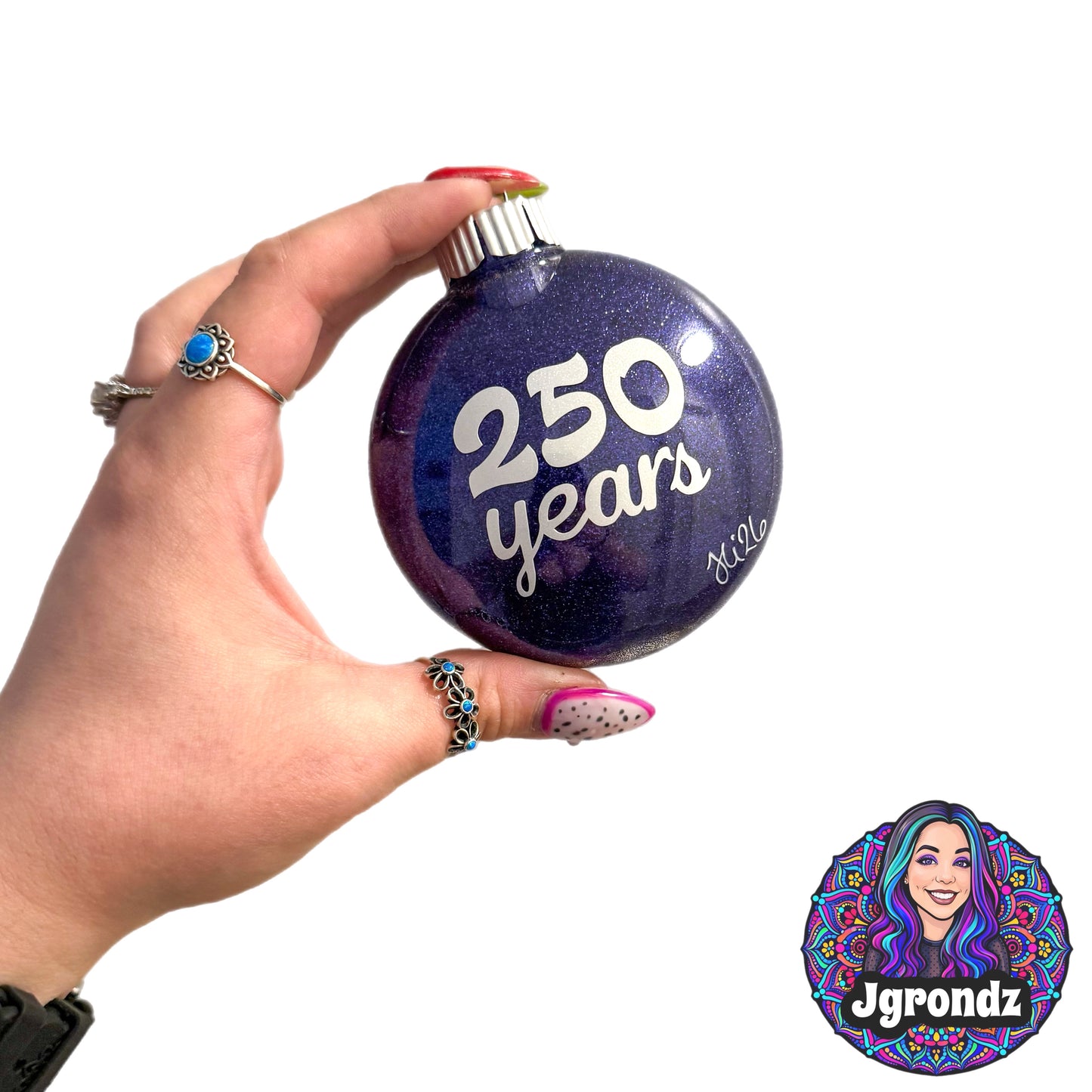 3” 250th Anniversary Mandala Ornament