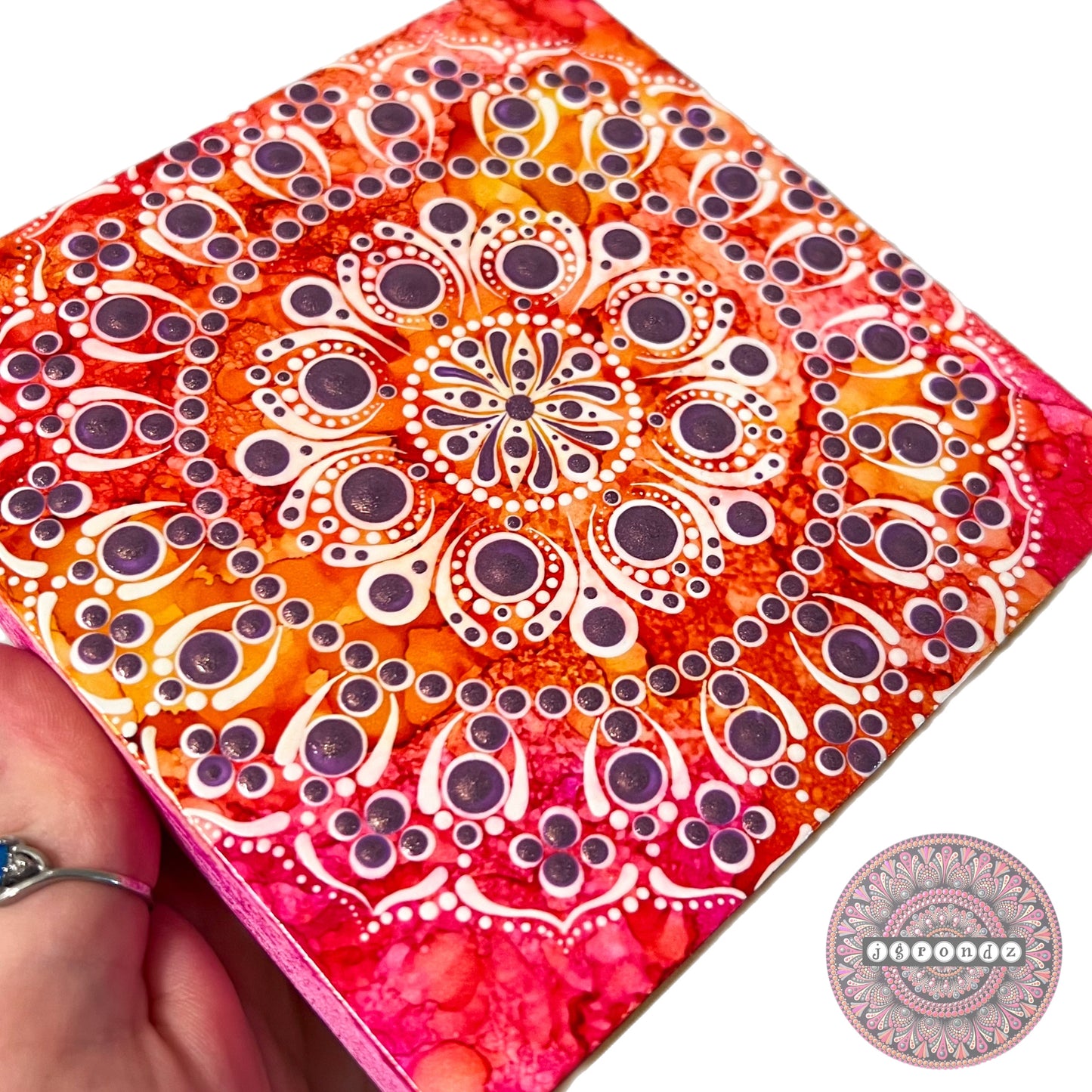Alcohol Ink & Mandala Painting