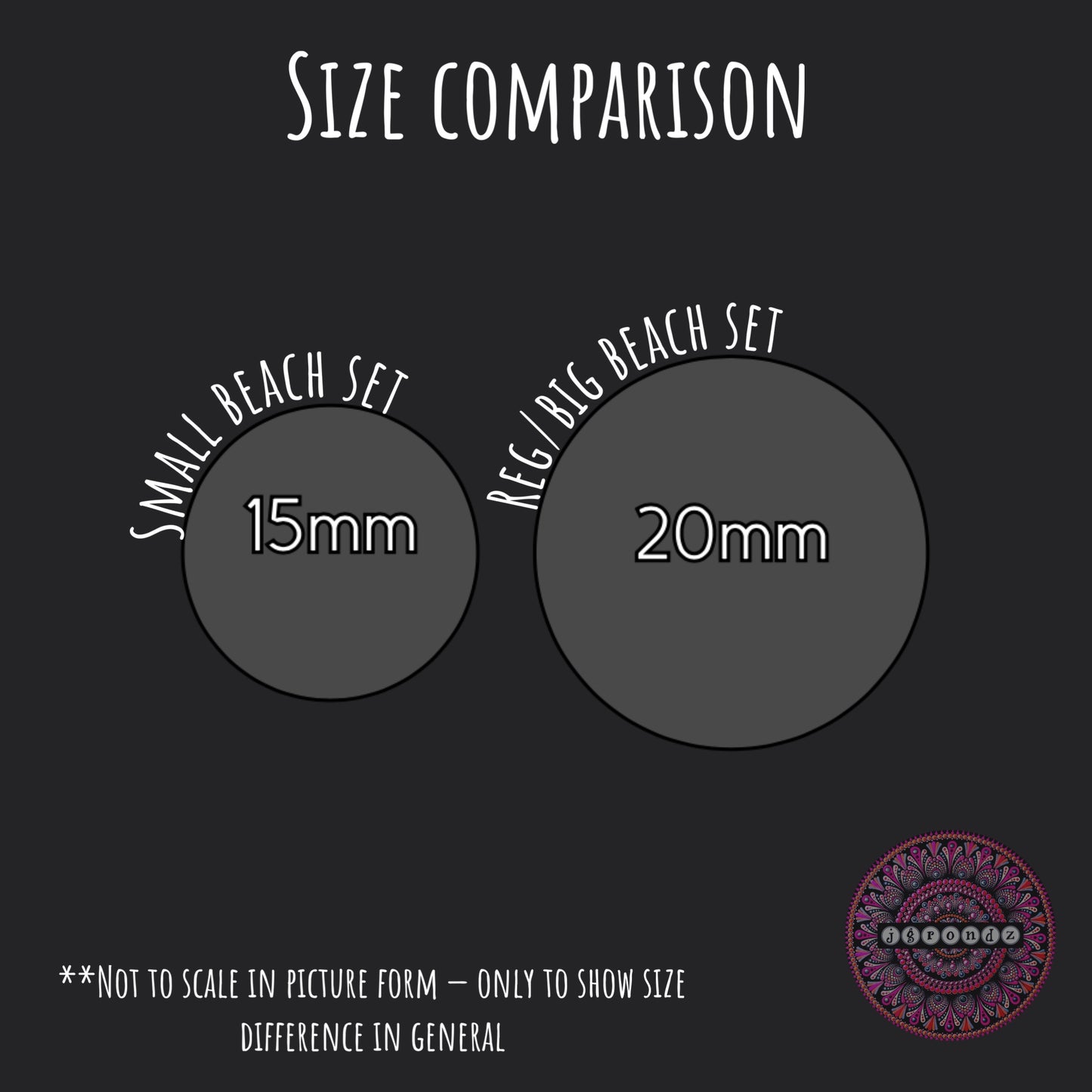 20mm (regular) Footprints At the Beach Tools
