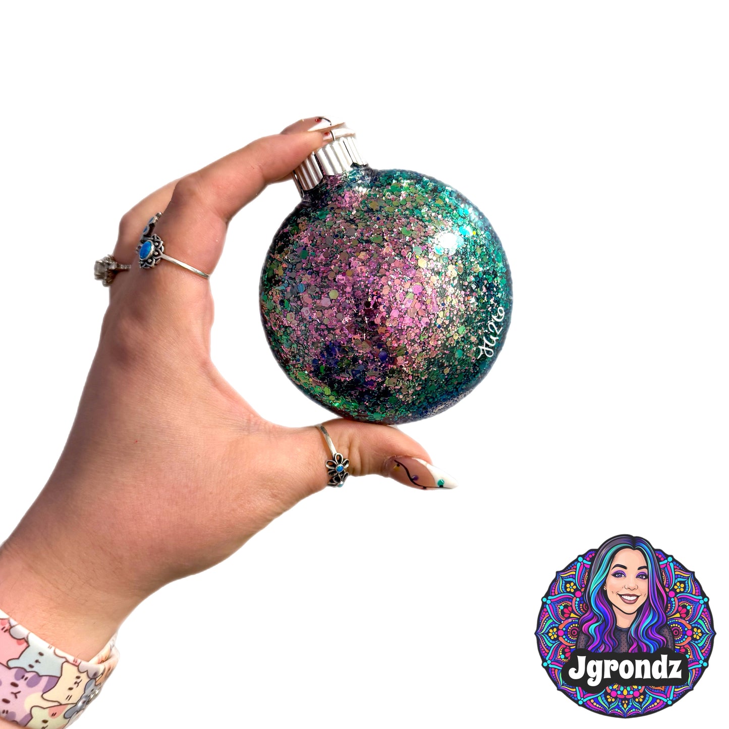 3” Melting Snowman Mandala Ornament