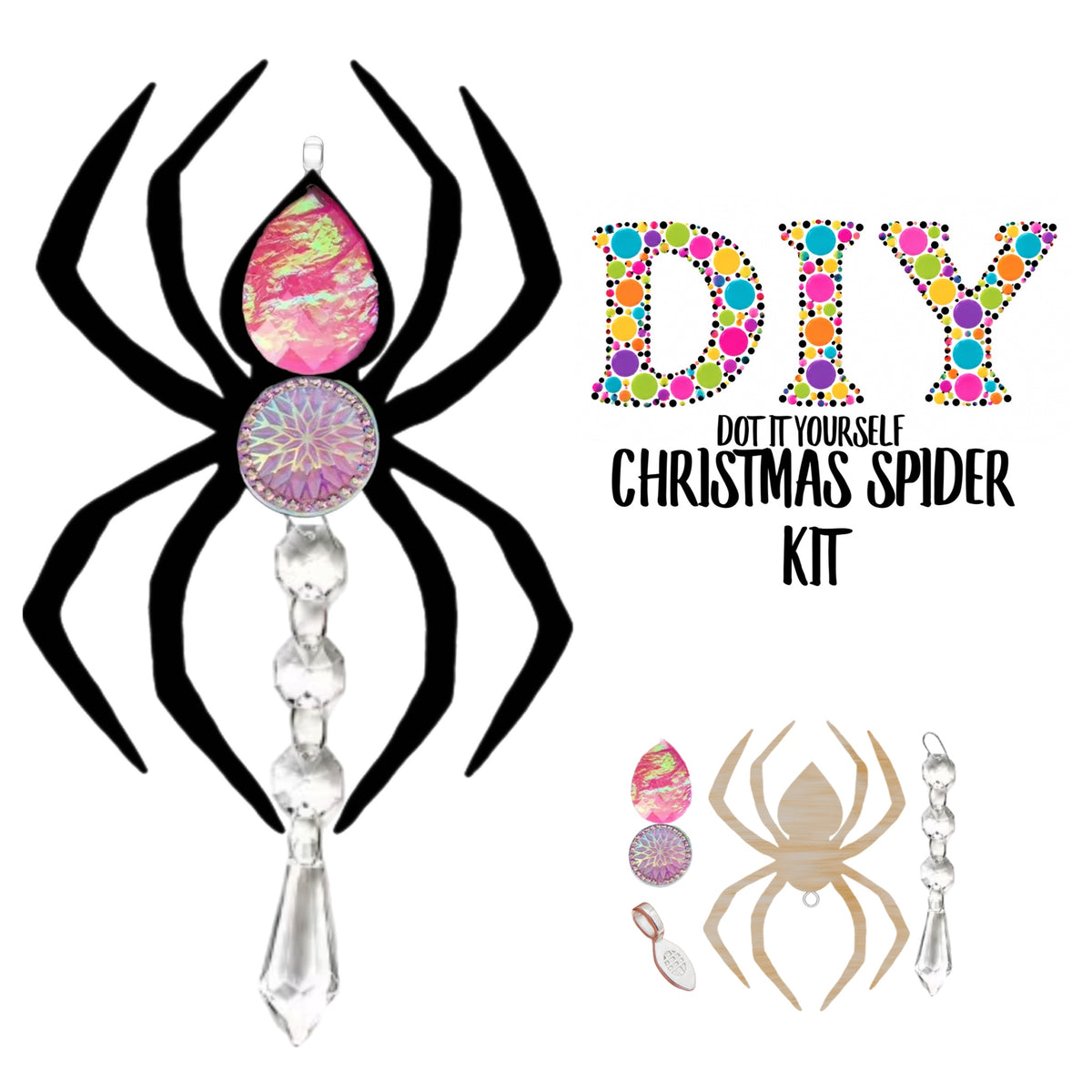 DIY Christmas Spider Kit