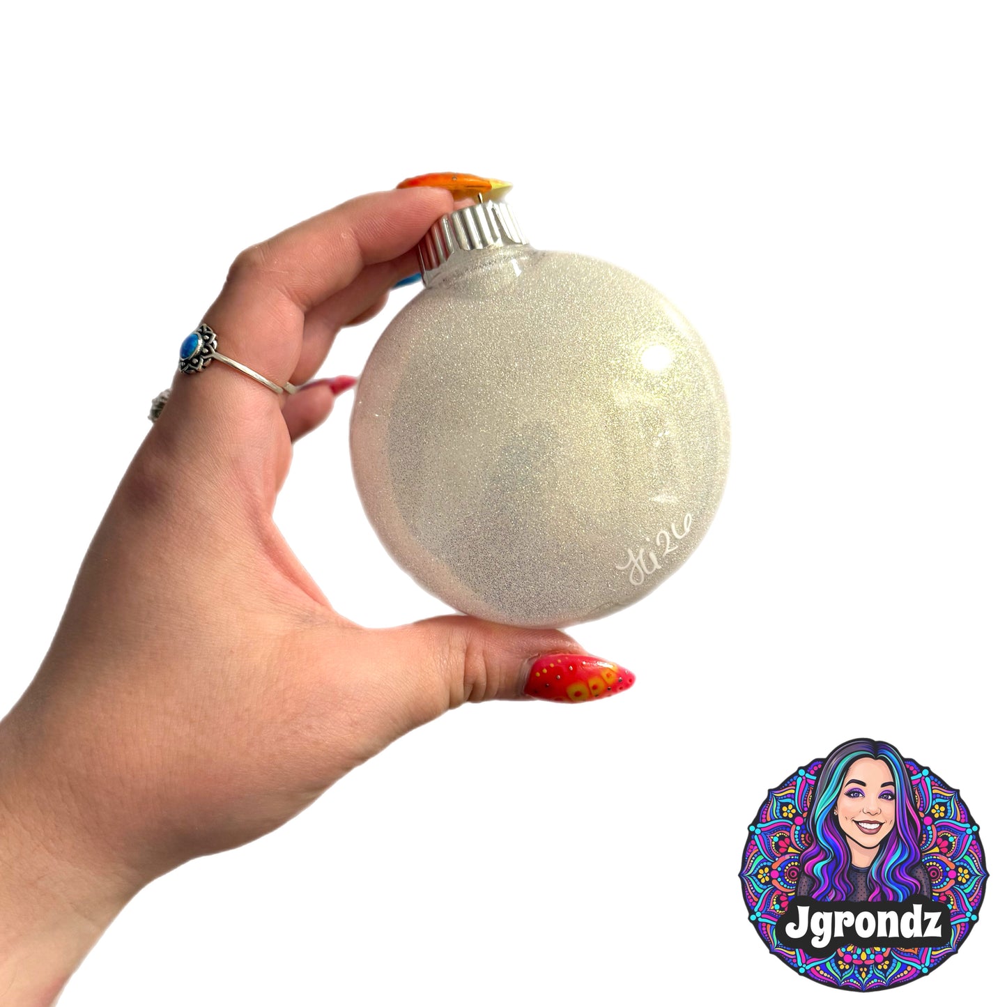 3” Melting Snowman Mandala Ornament