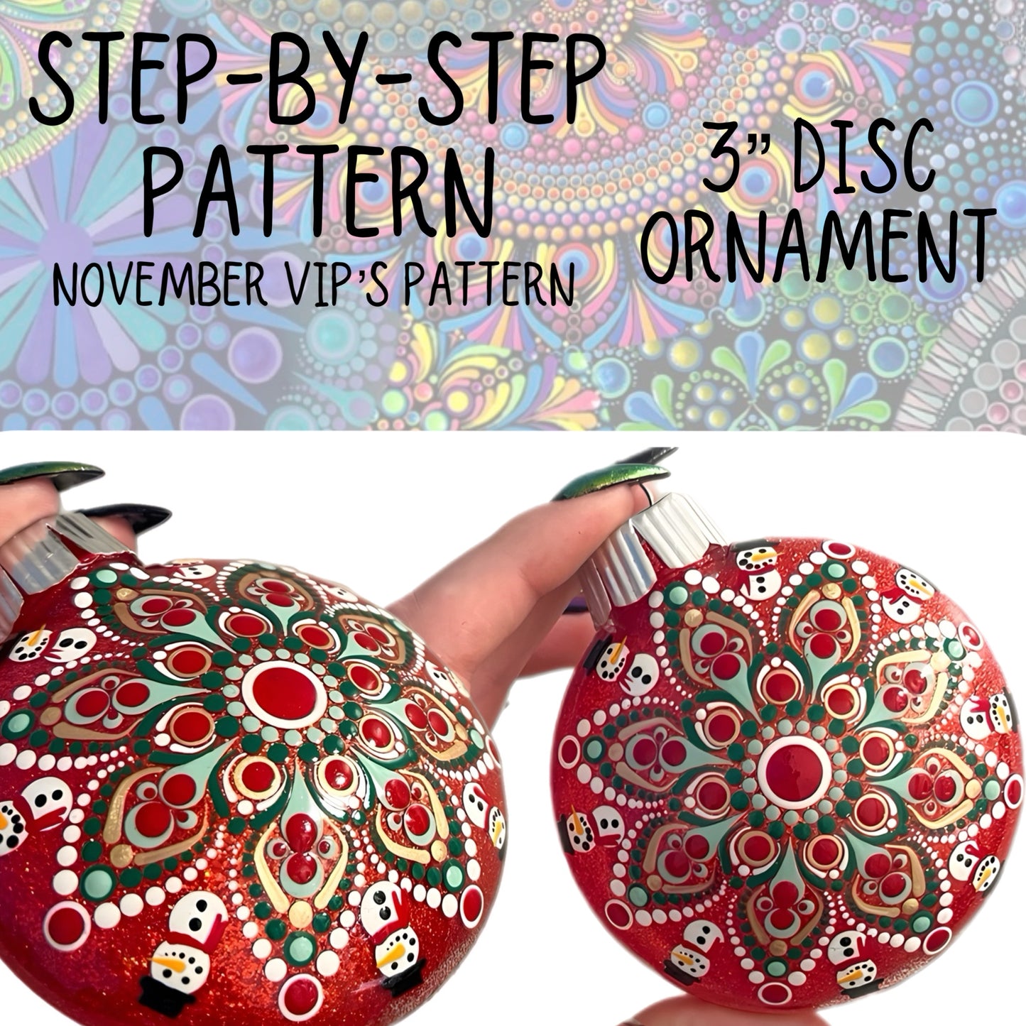 3" Mandala Pattern