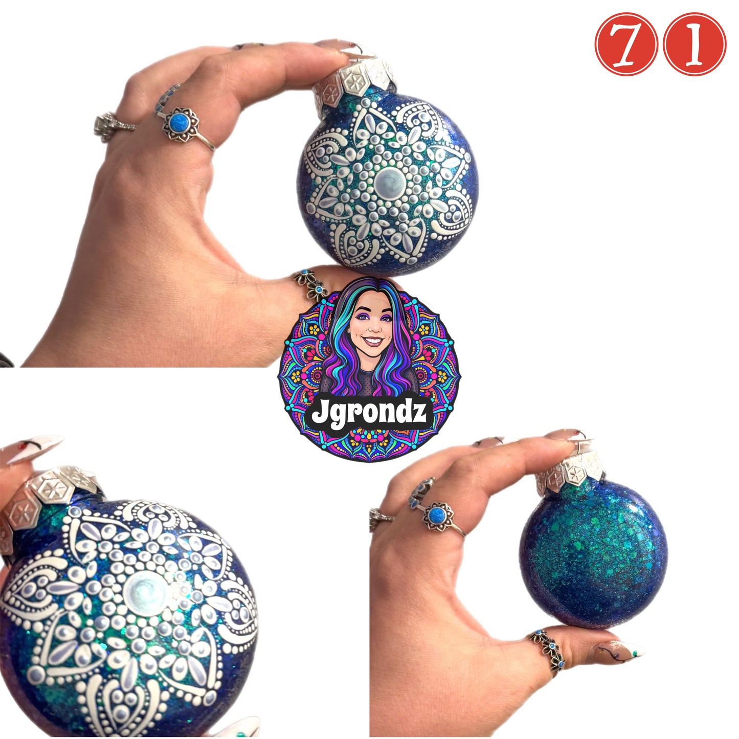 Mini Mandala Ornament