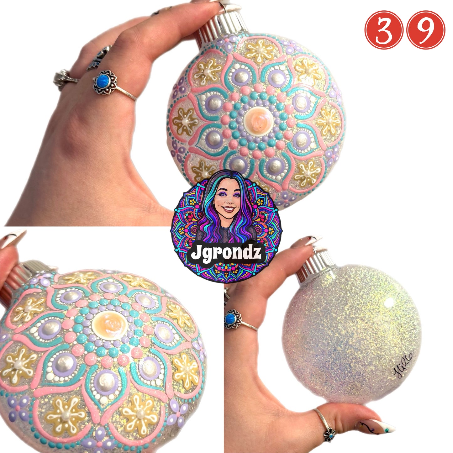 3” Cookie Mandala Ornament