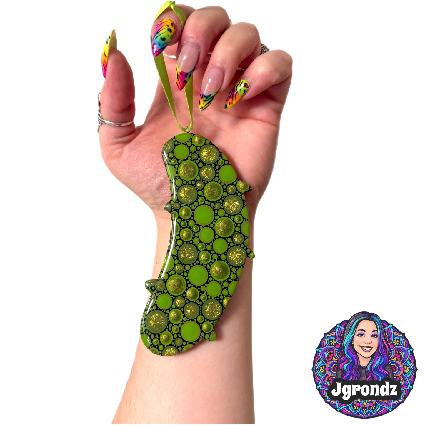 Pickle 4” Wood Ornament
