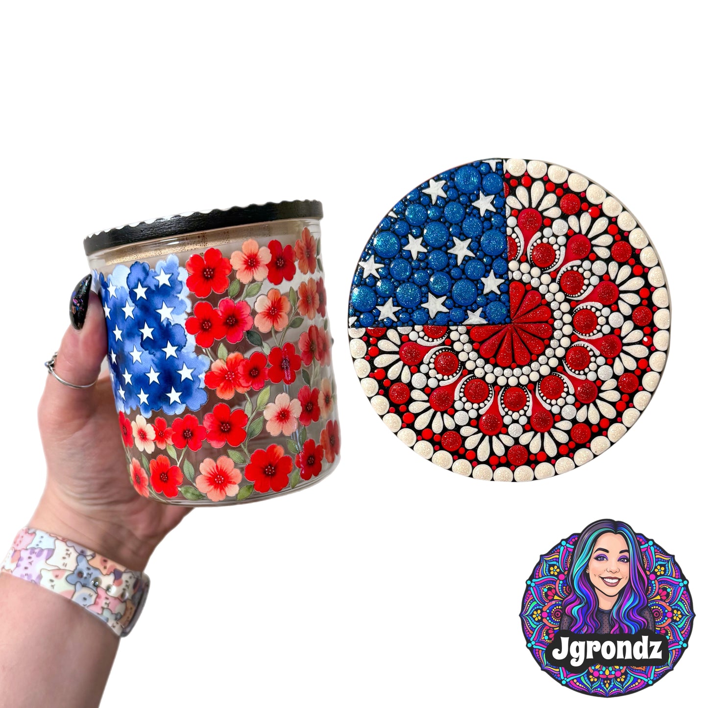 Mandala Stash Jar