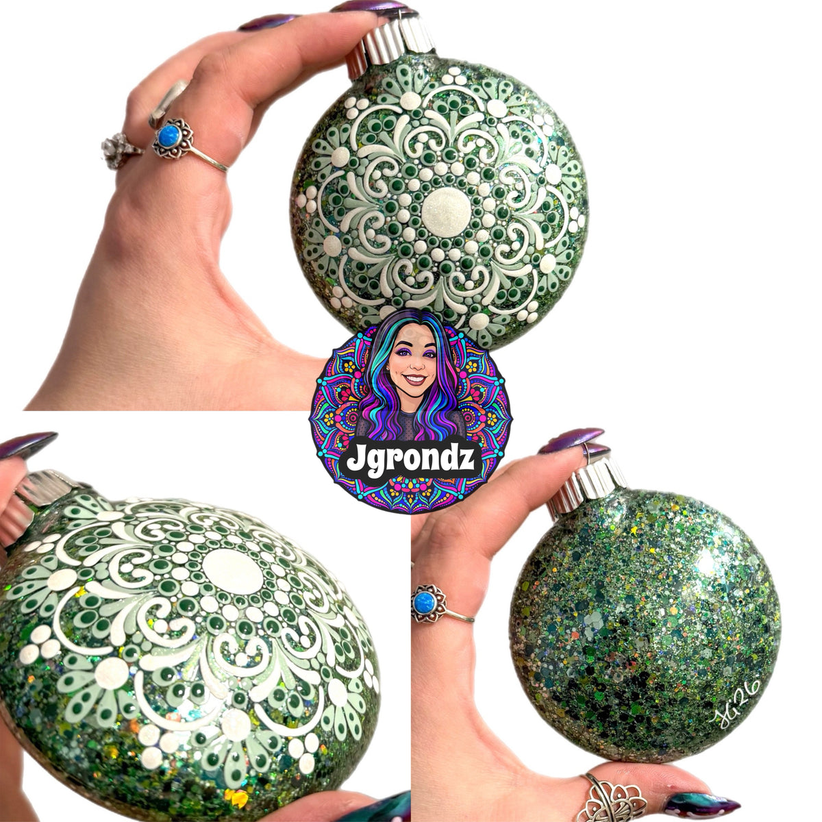 3” Mandala Ornament