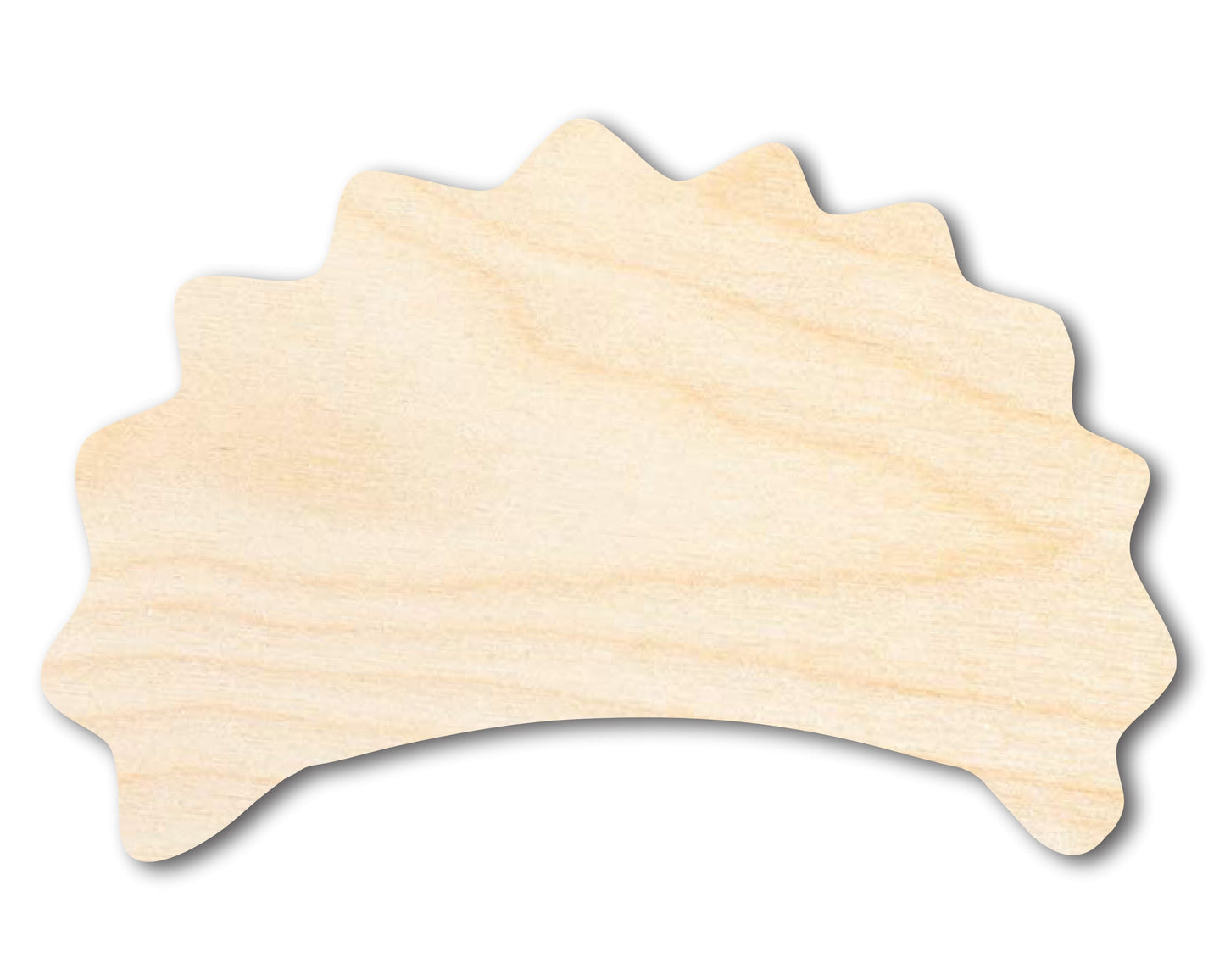Unfinished Wood Pierogi Silhouette Shape - Craft - up to 46"