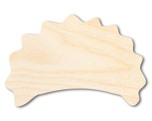 Unfinished Wood Pierogi Silhouette Shape - Craft - up to 46"