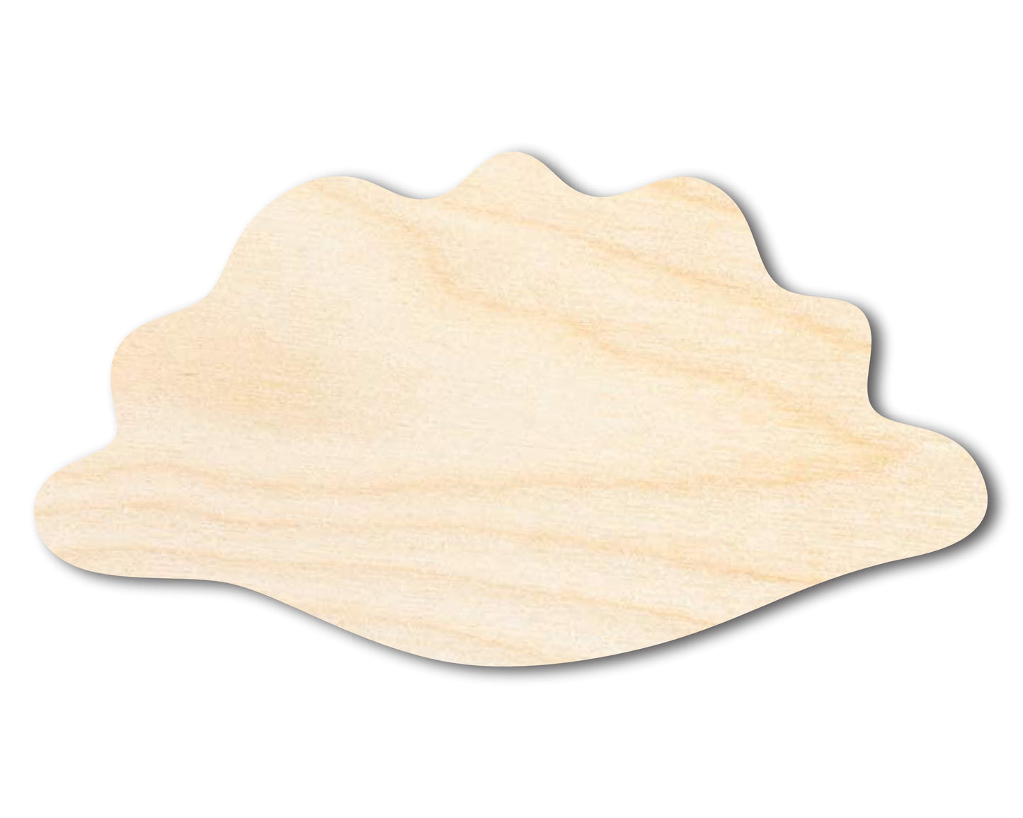Unfinished Wood Pierogi Silhouette Shape - Craft - up to 46"
