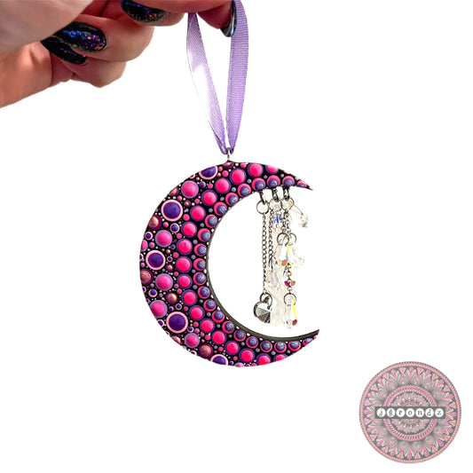 Mandala Moon Suncatcher