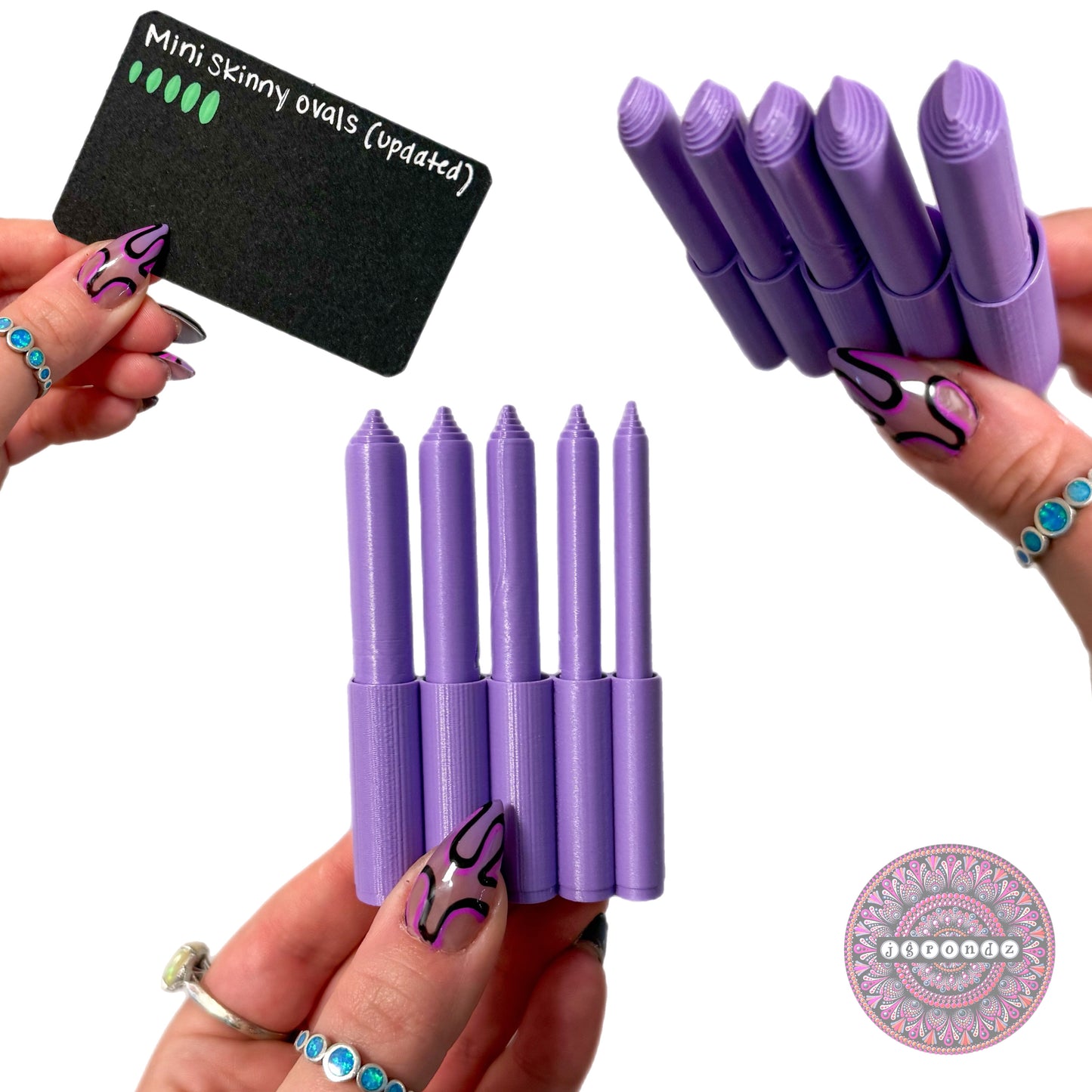 Mini Skinny Oval Dotting Tools