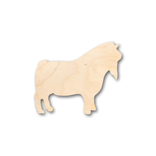 Unfinished Wood Bearded Pygmy Goat Shape - Craft - up to 46" DIY