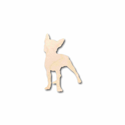Unfinished Wood Boston Terrier Small Dog Silhouette - Craft- up to 46" DIY