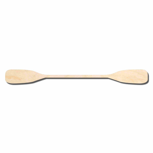 Unfinished Wood Kayak Oars Silhouette - Craft- up to 46" DIY