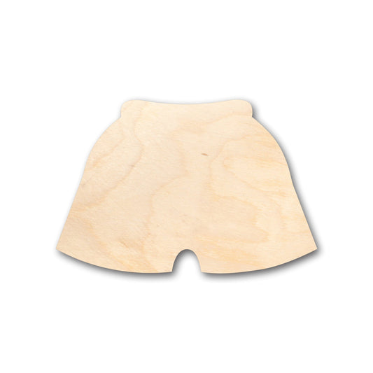 Unfinished Wood Shorts Swim Trunks Shape - Craft - up to 46" DIY
