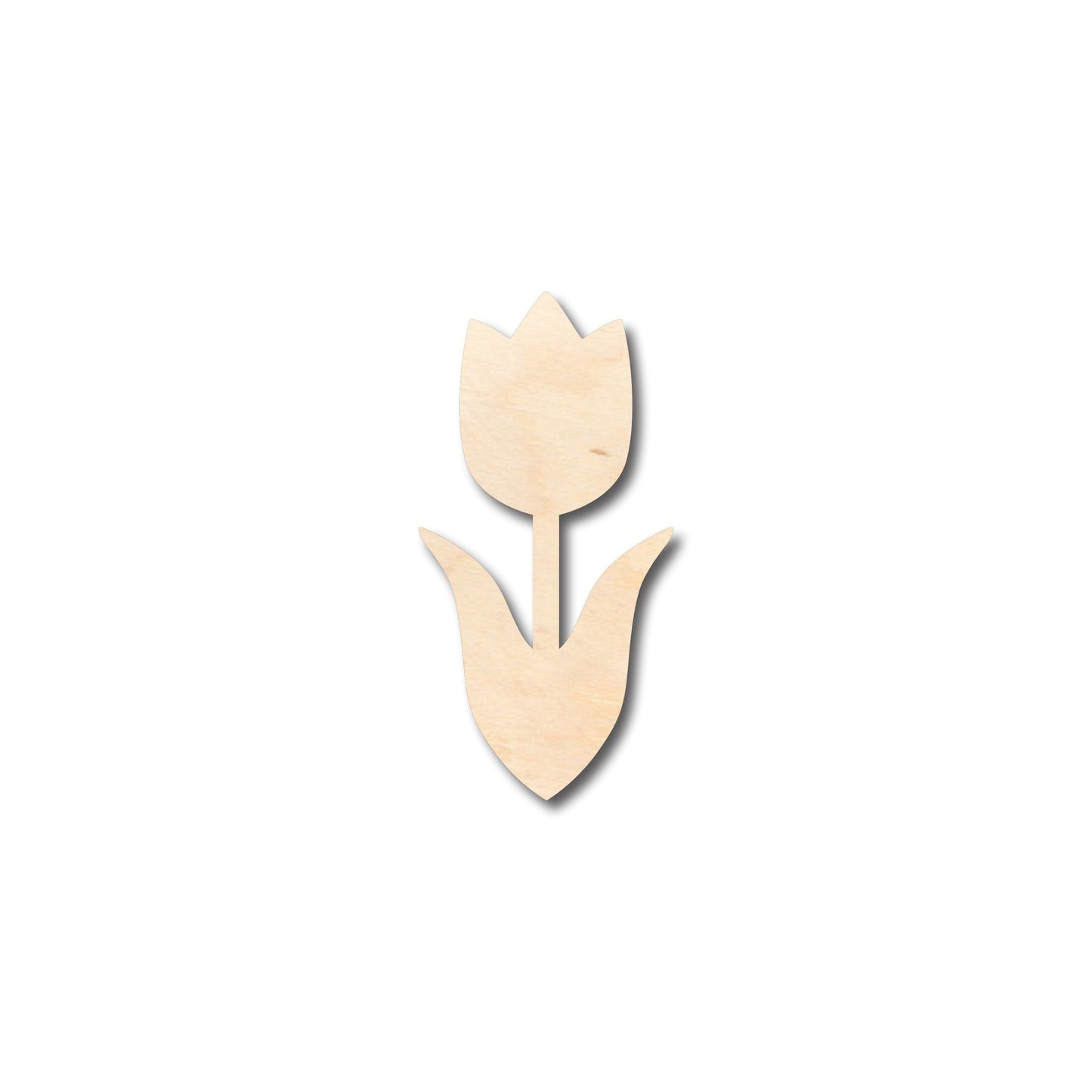 Unfinished Wood Tulip Flower Shape - Craft - up to 46" DIY