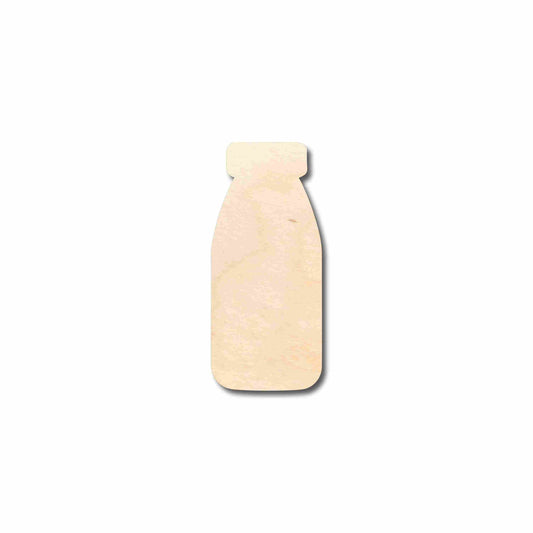 Unfinished Wood Vintage Milk Bottle Silhouette - Craft- up to 46" DIY