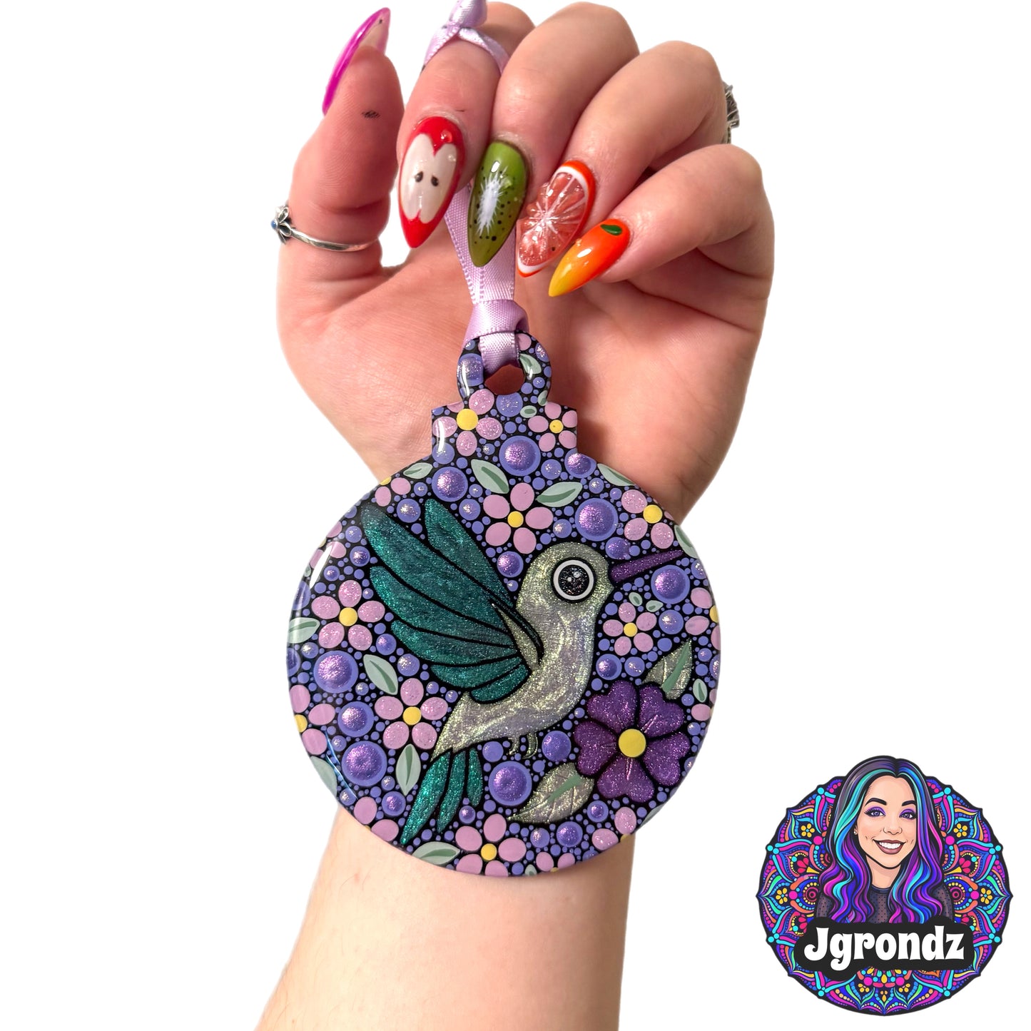 Hummingbird 4” Wood Ornament