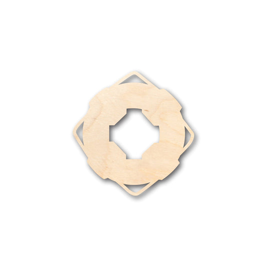 Unfinished Wood Lifesaver Shape - Craft - up to 46" DIY