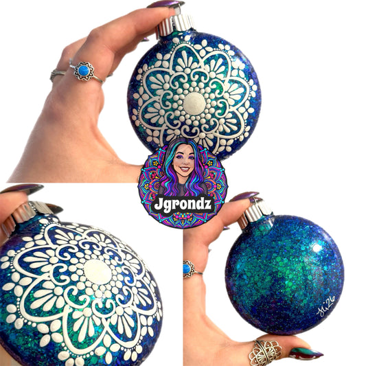 3” Snowflake Mandala Ornament