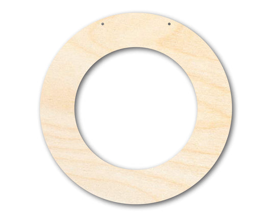 Unfinished Round Wreath Door Hanger | DIY Craft Cutout | Door Hanger | up to 46" DIY