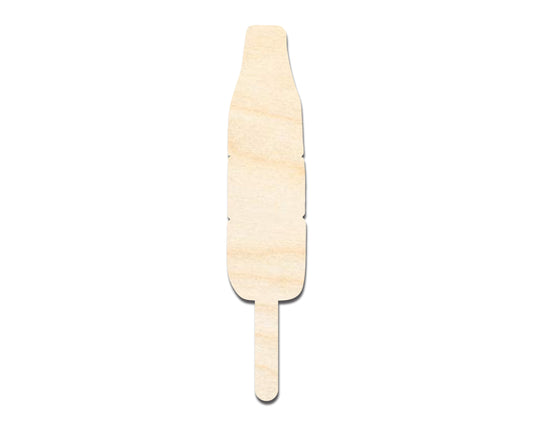 Unfinished Wood Patriotic Popsicle Shape | DIY Craft Cutout | up to 46" DIY