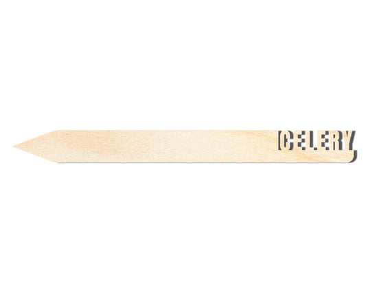 Unfinished Wood Celery Garden Stake | DIY Craft Cutout | up to 24" DIY