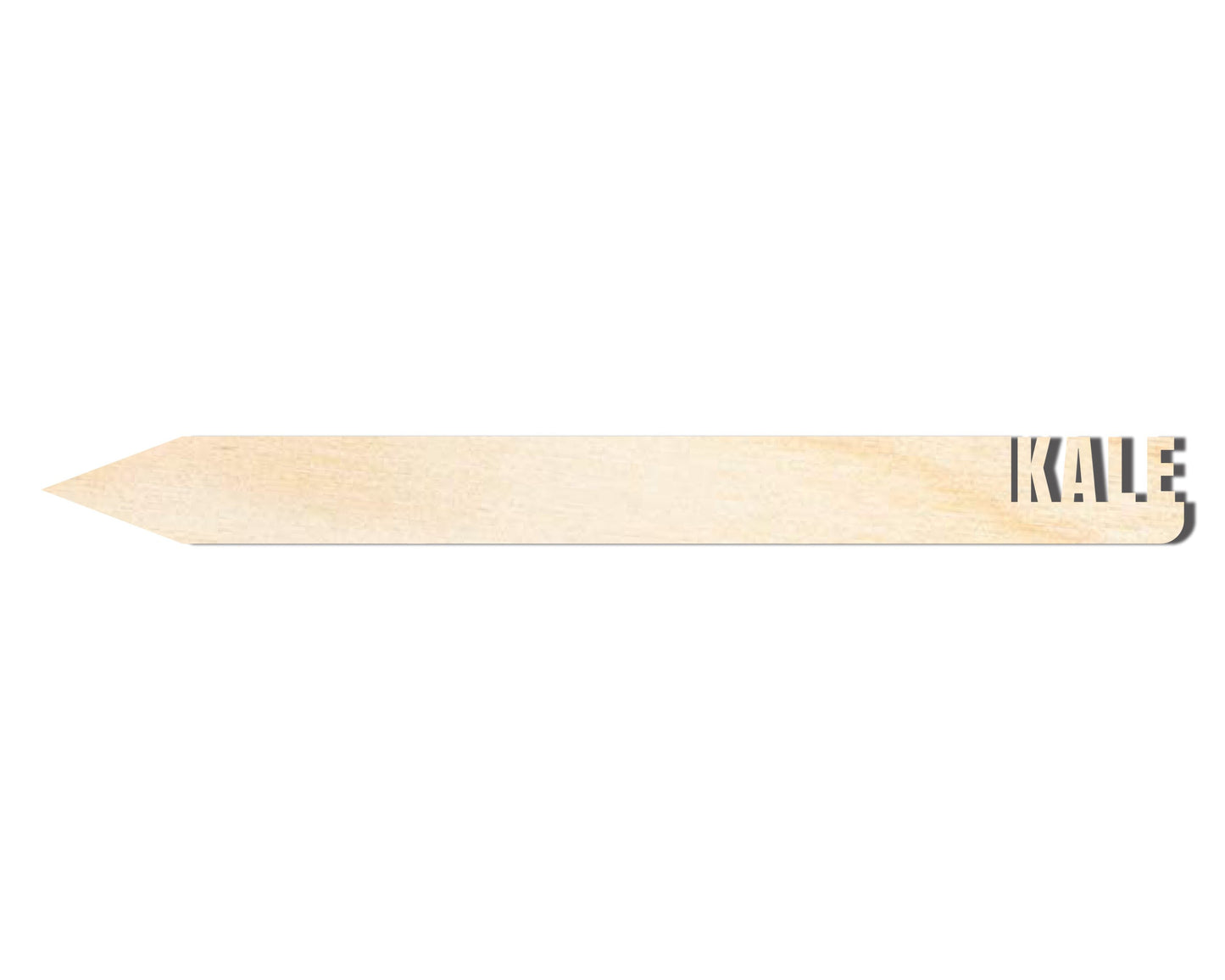 Unfinished Wood Kale Garden Stake | DIY Craft Cutout | up to 24" DIY