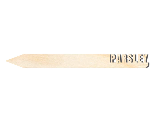 Unfinished Wood Parsley Garden Stake | DIY Craft Cutout | up to 24" DIY