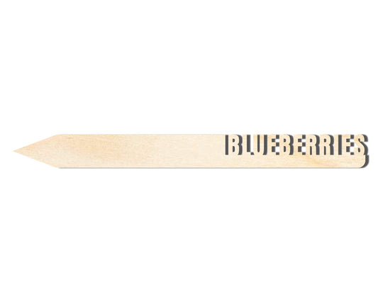 Unfinished Wood Blueberries Garden Stake | DIY Craft Cutout | up to 24" DIY