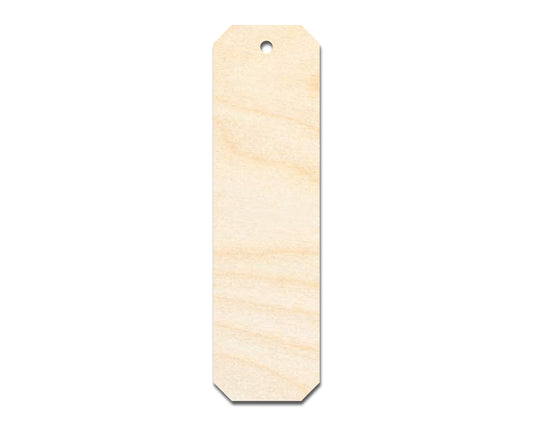 Unfinished Wood Cut Edge Bookmark Shape | DIY Craft Cutout | up to 12" DIY