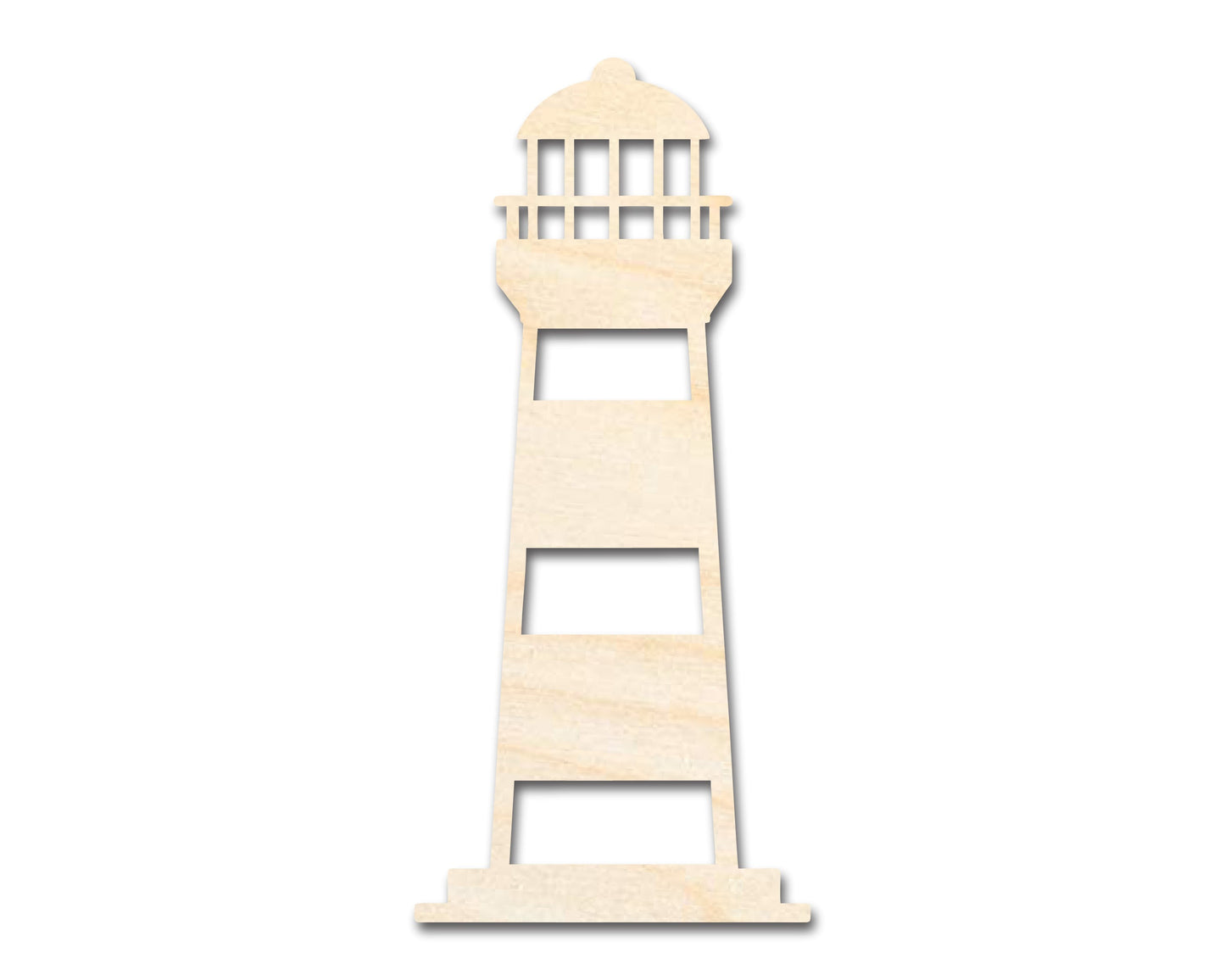 Unfinished Wood Lighthouse Shape | DIY Craft Cutout | up to 46" DIY