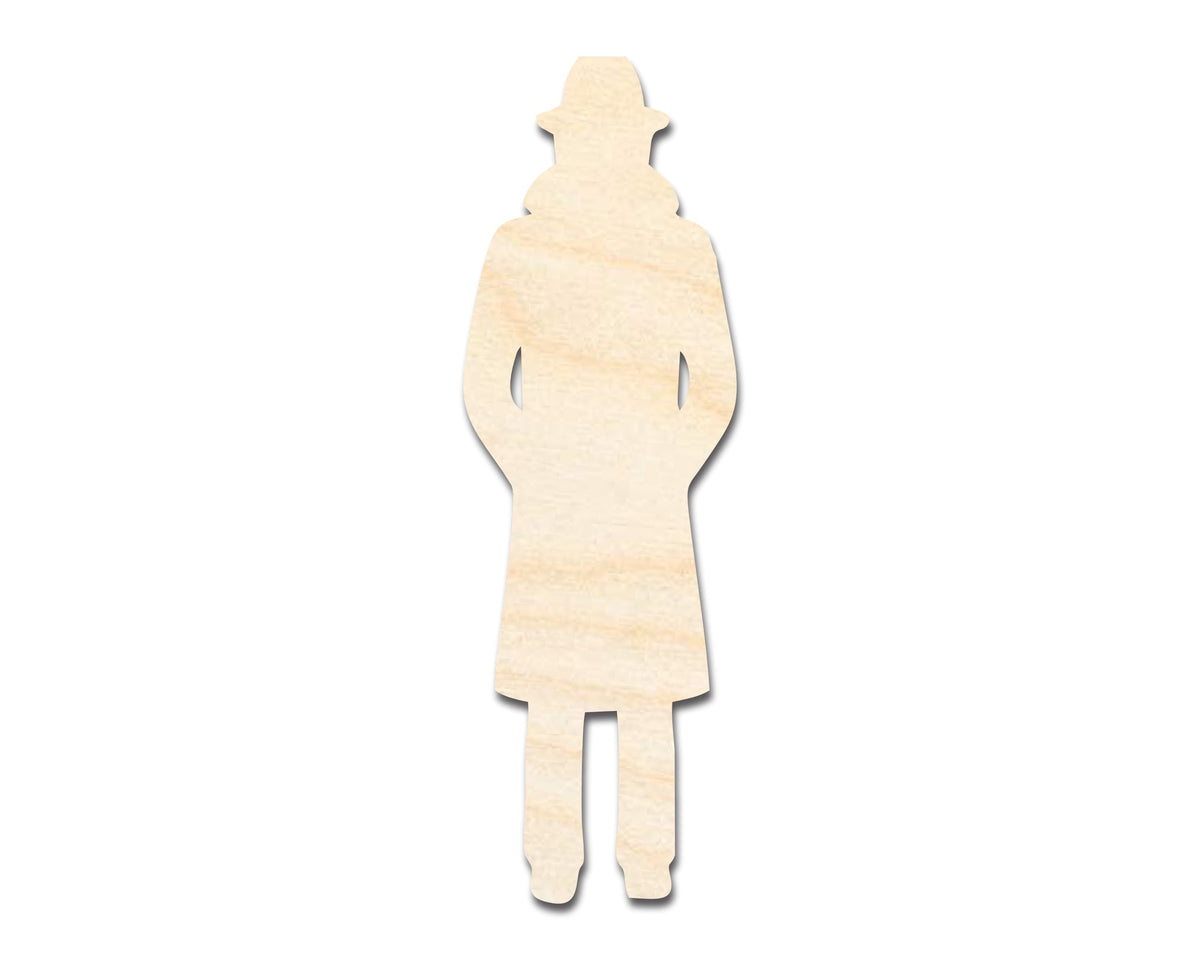 Unfinished Wood Secret Agent Man | DIY Craft Cutout | up to 46" DIY