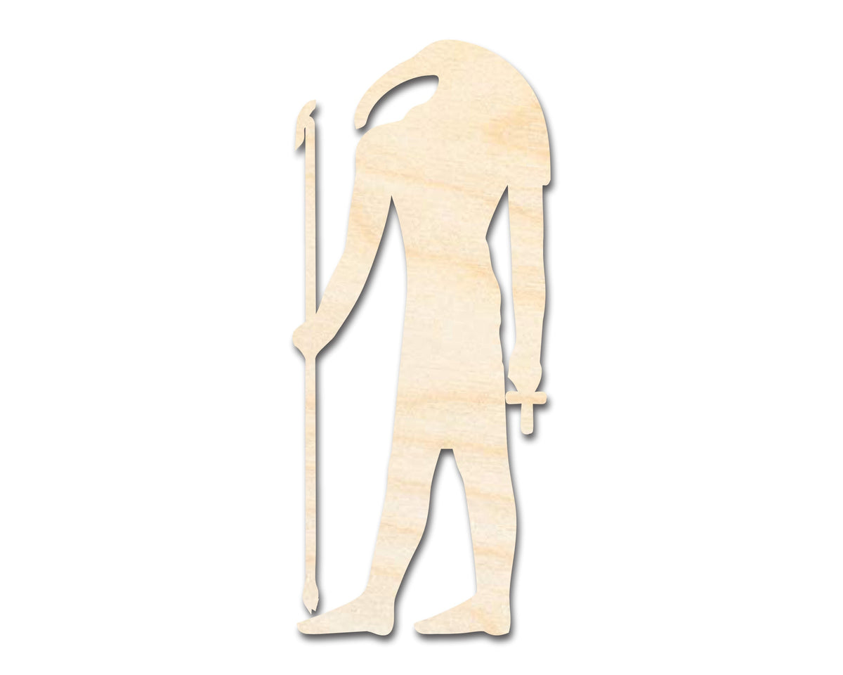 Unfinished Wood Thoth Shape - Egypt - Mythical - Craft - up to 46" DIY