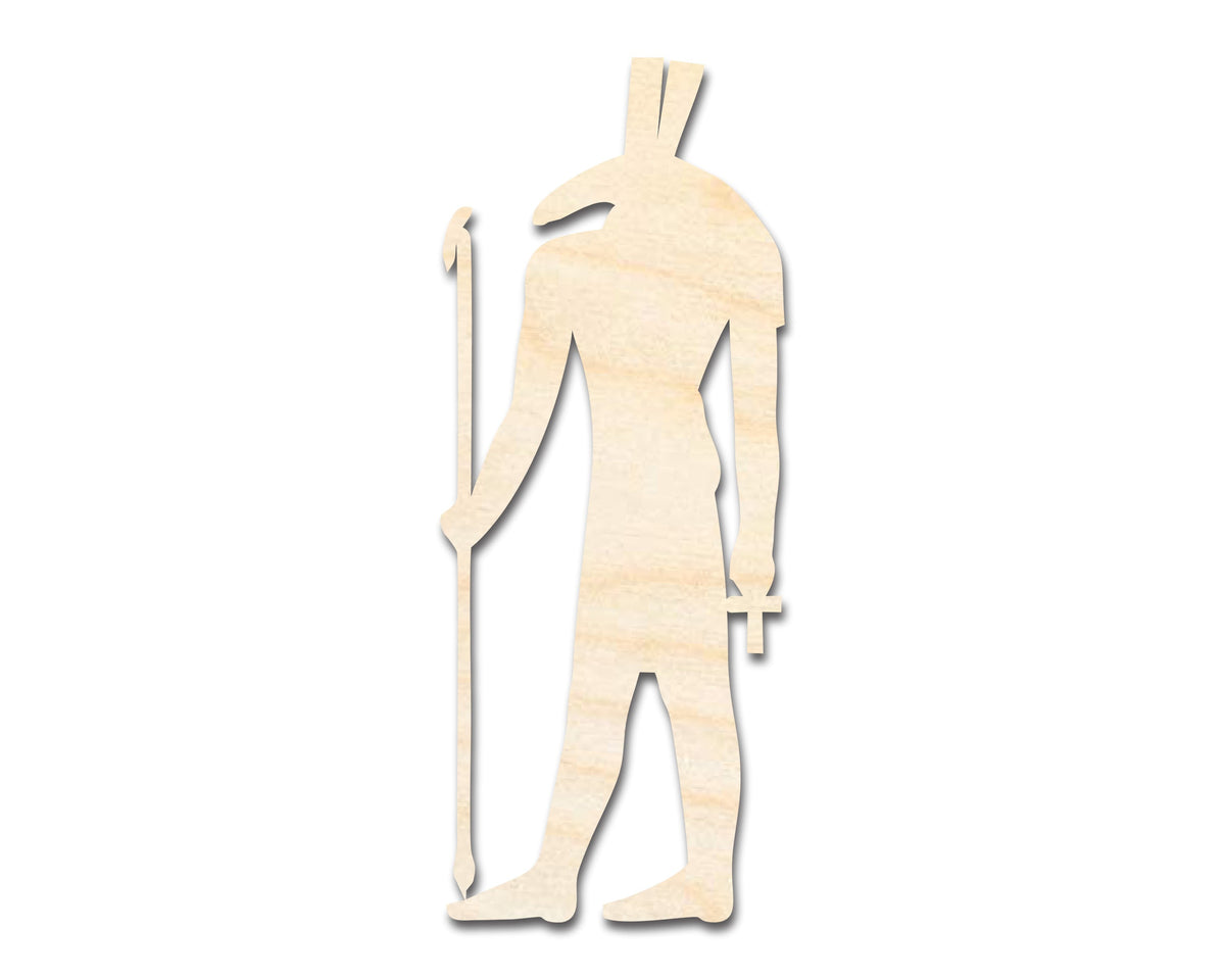 Unfinished Wood Seth Shape - Egypt - Mythical - Craft - up to 46" DIY