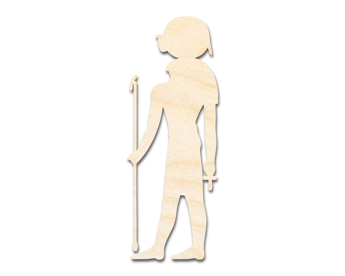 Unfinished Wood Ra Shape - Egypt - Mythical - Craft - up to 46" DIY