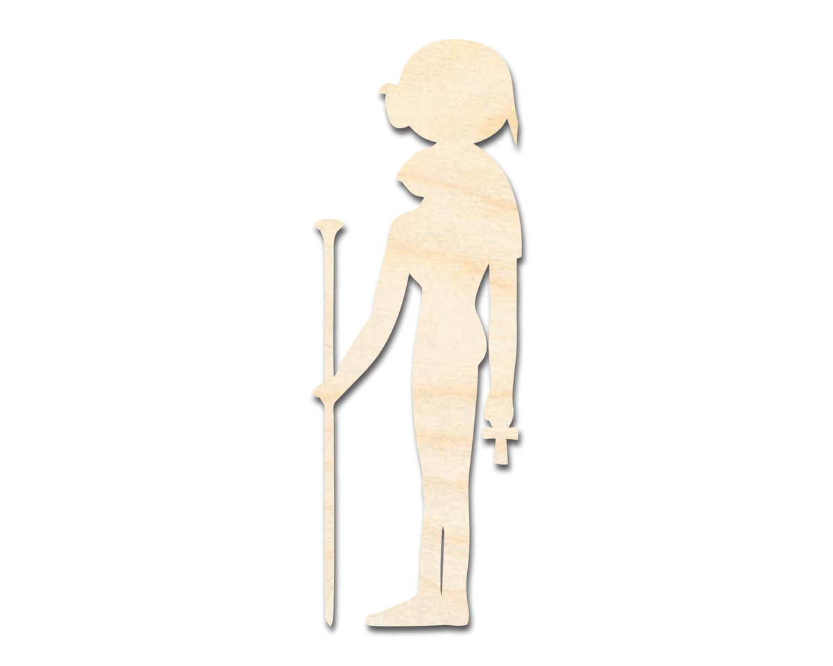 Unfinished Wood Sekhmet Shape - Egypt - Mythical - Craft - up to 46" DIY