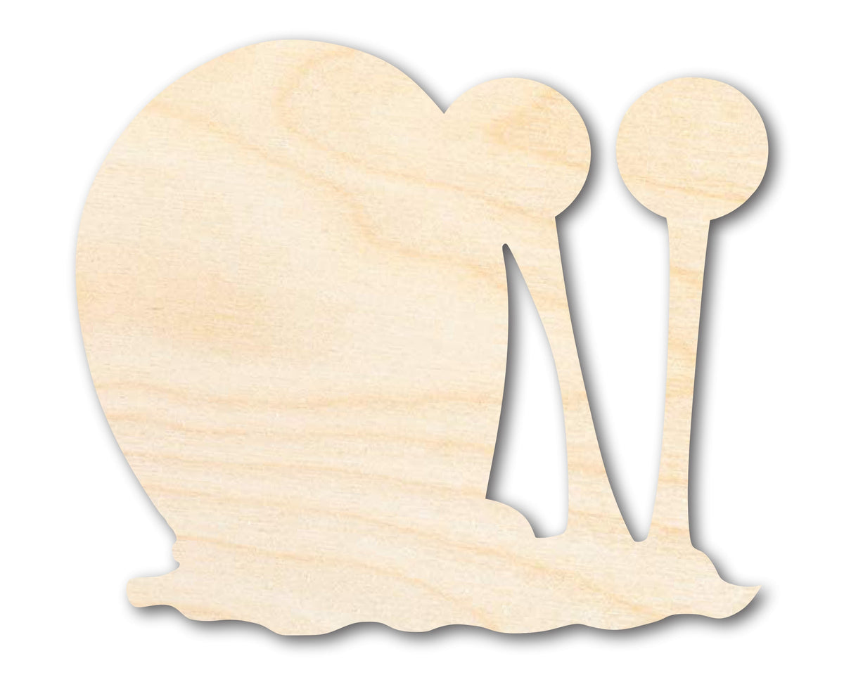 Unfinished Wood Cartoon Snail Shape - Craft - up to 46" DIY
